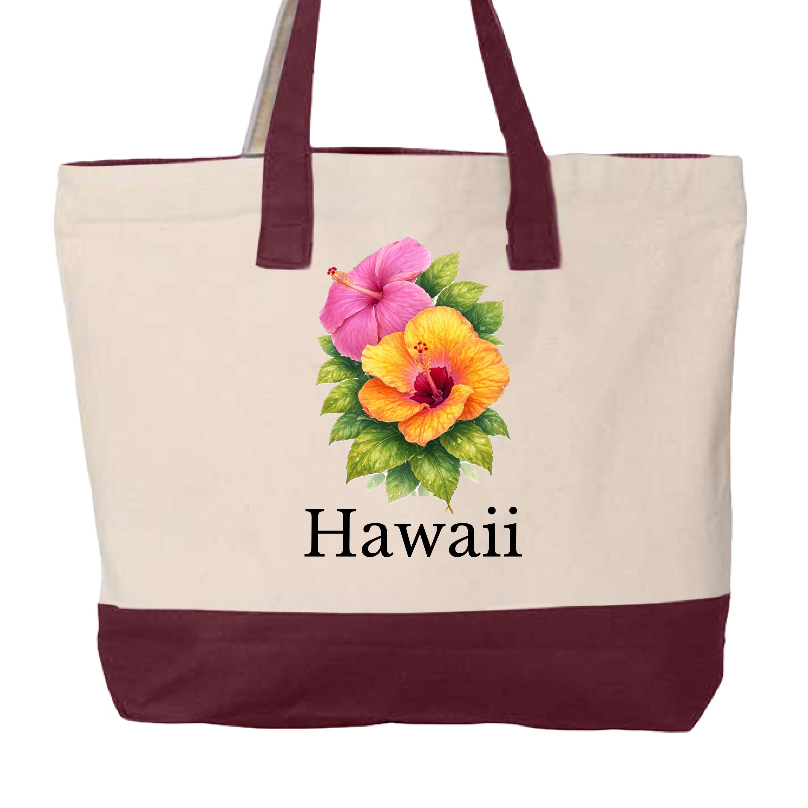 Natural/ Maroon - BACK